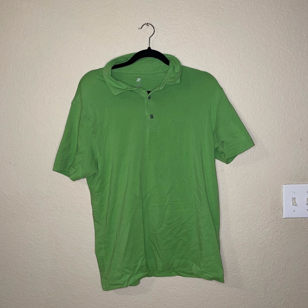 jf j.ferrar green polo